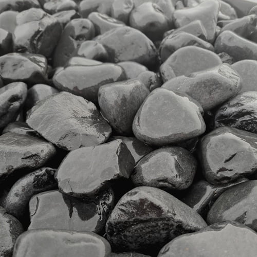 PACK BIG BAG 70M² Galet Gris Noir De Marbre 40/60 Big Bag 1,5T