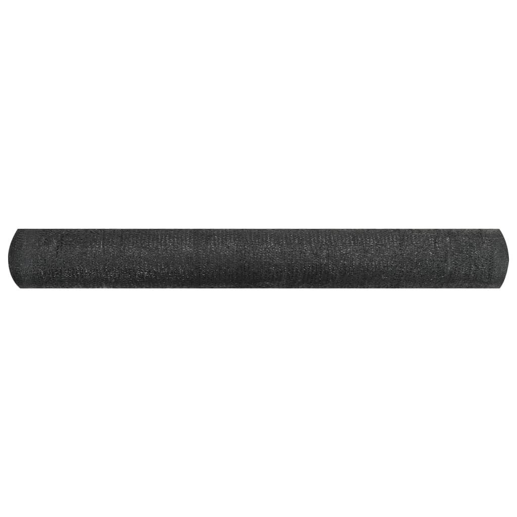 Filet brise-vue Noir 1,5x10 m PEHD 195 g-m² - 2