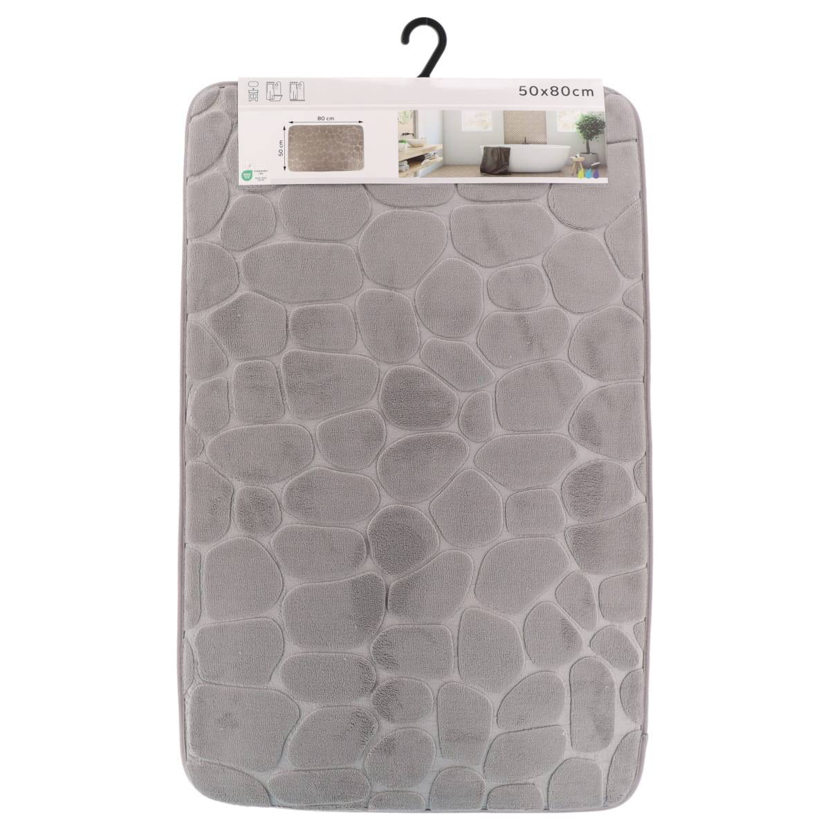 Tapis De Bain Antidérapant Mémoire De Forme – Confort Et Sécurité Pour Douche Et Baignoire (65x35 Cm)