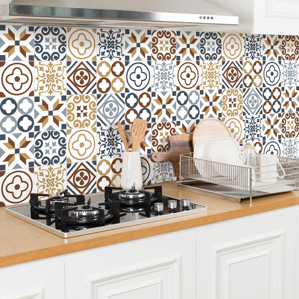 30 vinilo baldosas azulejos ninocito - adhesivo de pared - revestimiento sticker mural decorativo - 30stickers20x20cm