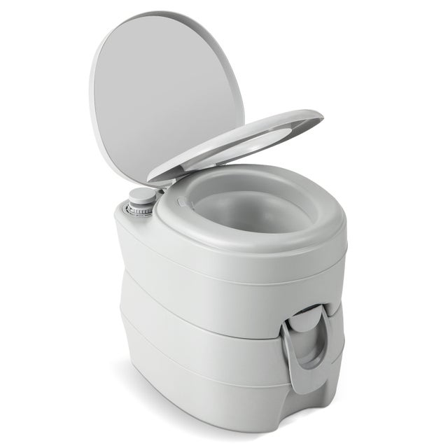 Toilette Portable Pliable Pour Adultes - Hauteur 16,5 Pouces (40 Cm), Pliable, Camping Et Voyage