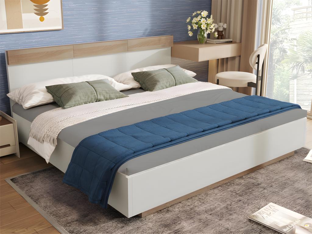 Letto Contenitore 160x200 Cm, Con Meccanismo Idraulico Contenitore, Rete A Doghe In Legno Struttura In Metallo Testiera Illuminata A Led Letto Imbottito In Velluto Grigio 85815718
