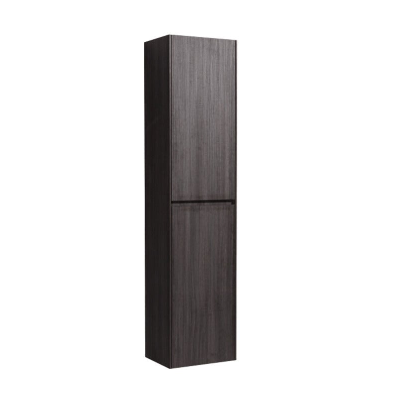 Naturel verona armario alto de madera oscura con dos puertas, 40x30x170cm (veronav40td)