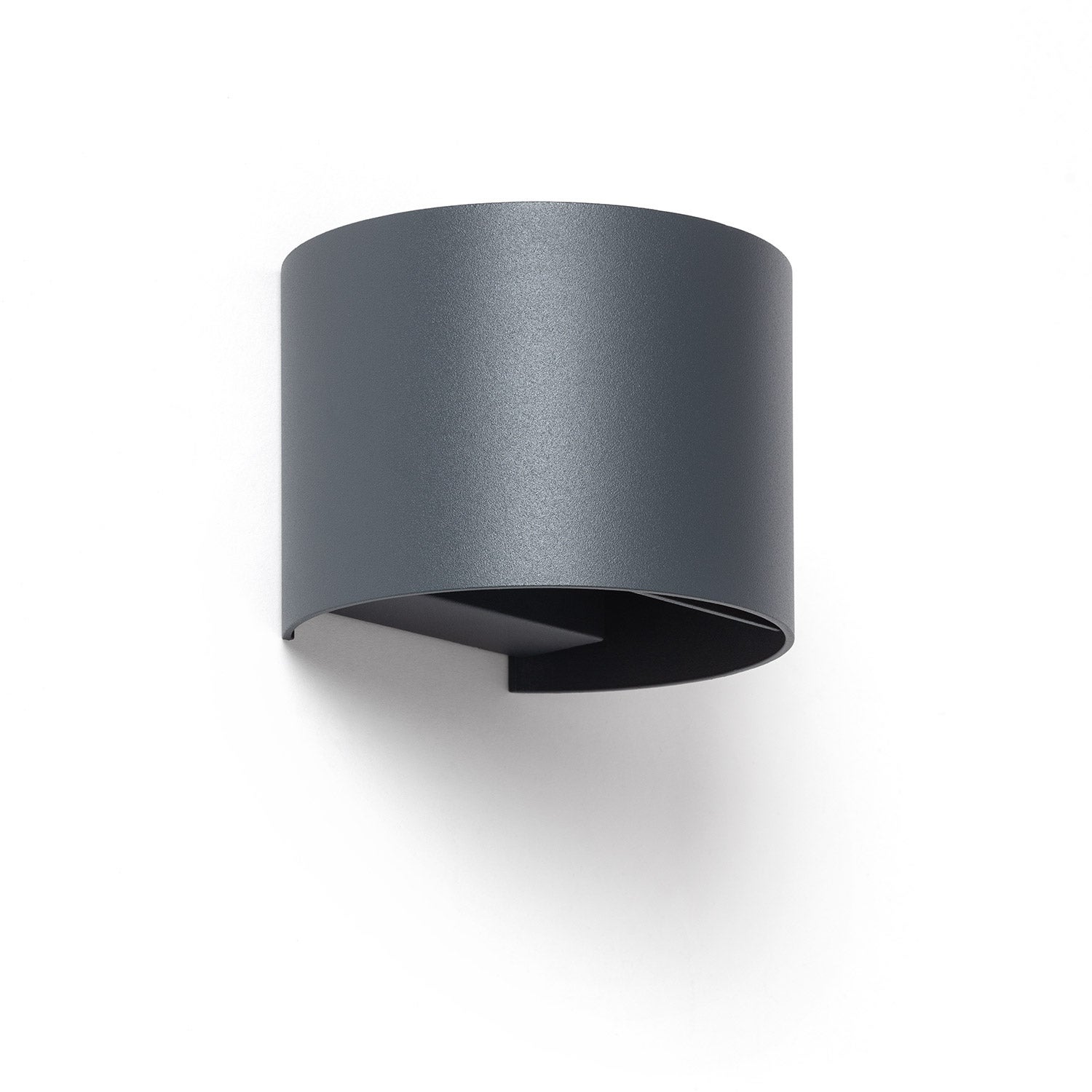 Staffa Per Proiettore In Alluminio - Montaggio A Parete, Angolo Regolabile, Dimensioni 27x12x7,5 Cm (nero)