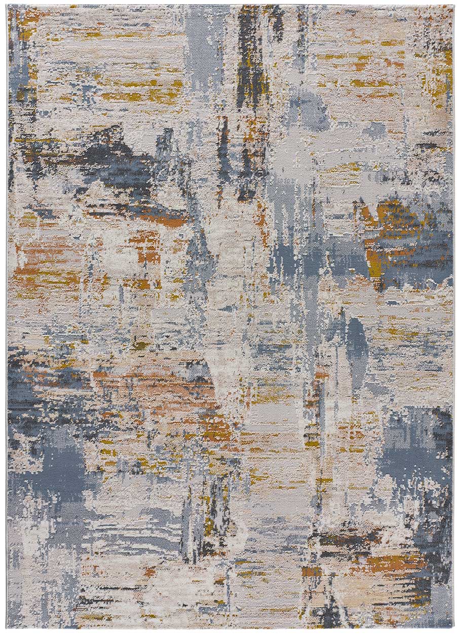 Tapis intérieur multicolore rectangulaire l.154 x L.230 cm SPRINGS abstrait - ATTICGO - 2