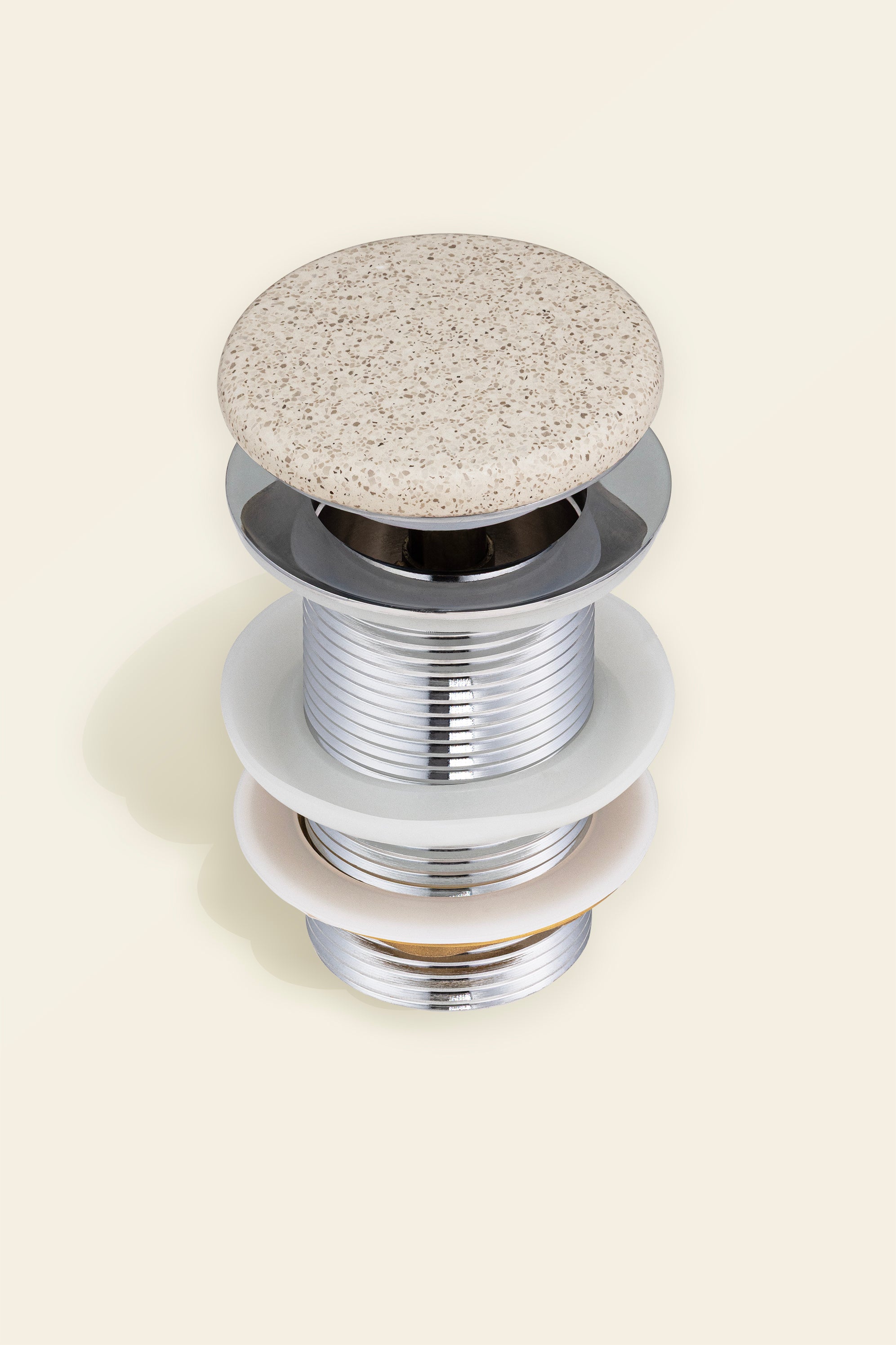 Vasque suspendue 55x23x20 KATE en béton minéral écru chiné BASS - 7