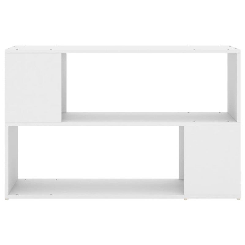 vidaXL Libreria Bianca 100x24x63 cm in Legno Multistrato - 3