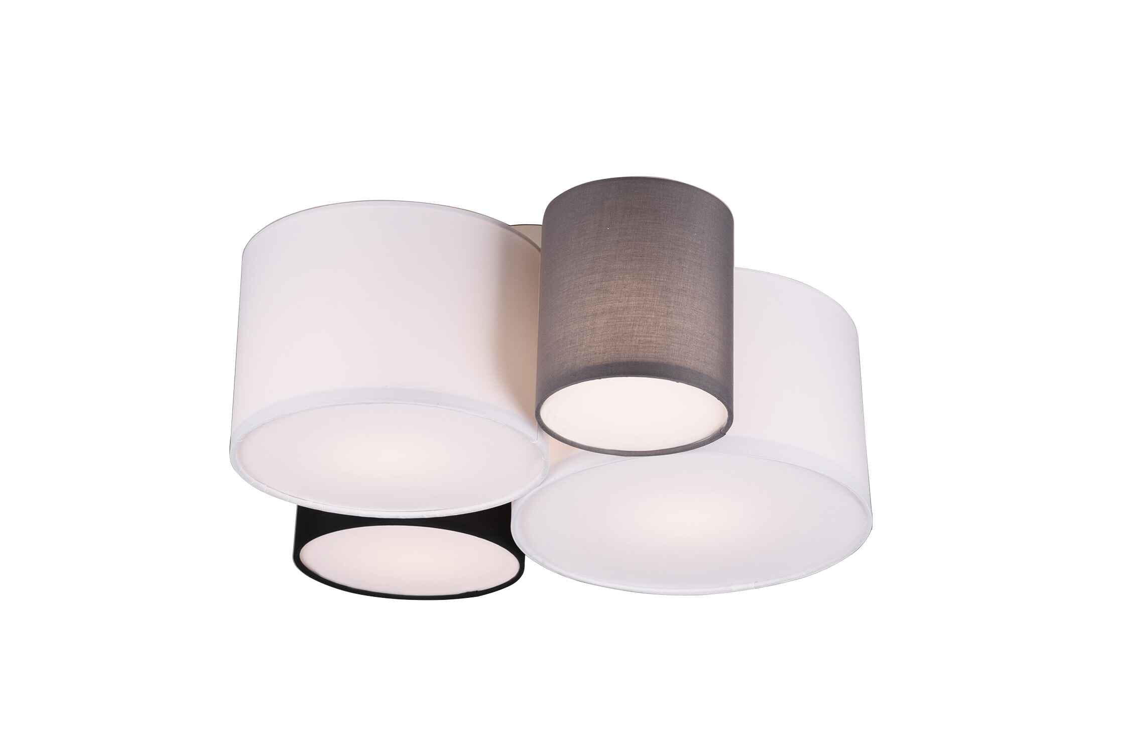 Lampa sufitowa HOTEL wielokolorowy 4xE27x42W tkanina wym:21,5x50,5x47cm IP20 Trio