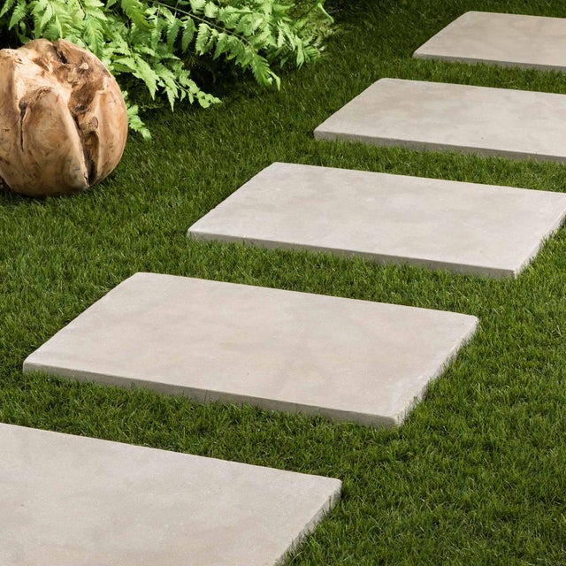 Pas japonais Rectangle Pierre de l'Atlas Beige 60x40x3 cm (à l'unité) - RO'MA NATURE