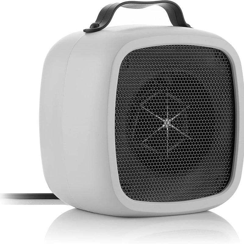 Przenośny grzejnik elektryczny biały 14*14*10cm 1 sztuka szybkie i komfortowe ogrzewanie odpowiednie do domu i pracy