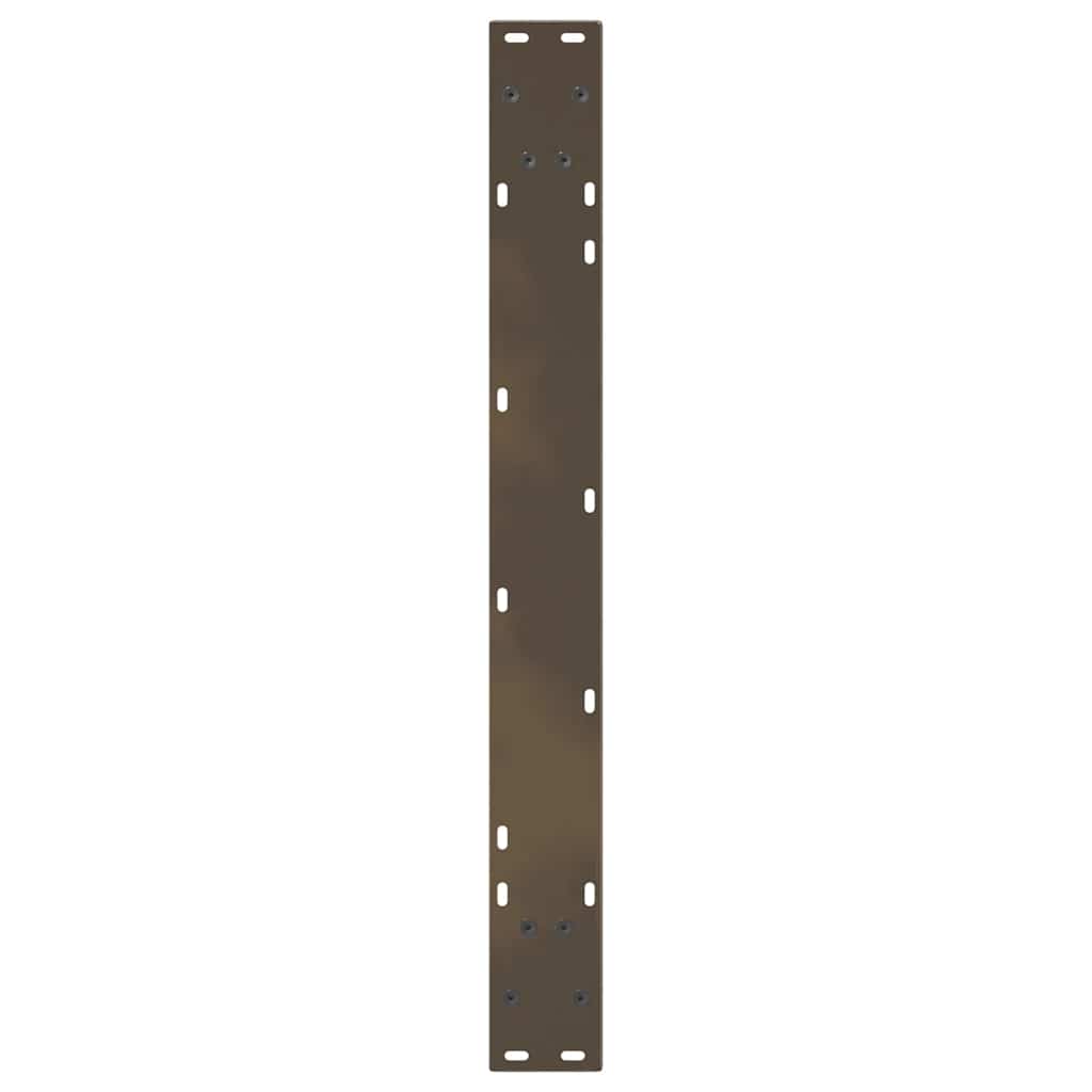 Maison Exclusive - Pieds de table à manger en forme de V, 3 pièces, acier l, 90 x (72-73,3) cm - 7