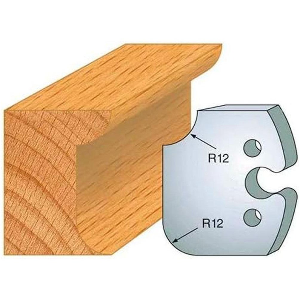 Jeu de 2 Fers Profilés Acier HT 50 x 5,5 mm - N°206 Congé 1/4 de rond ...