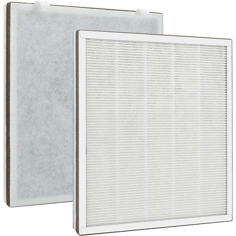 Lot De 2 Filtres De Rechange Pour Purificateur Levoit Vital 100 - Filtre HEPA H13 3-en-1 - Compatible Vital 100-RF - Pour Air Frais Durable