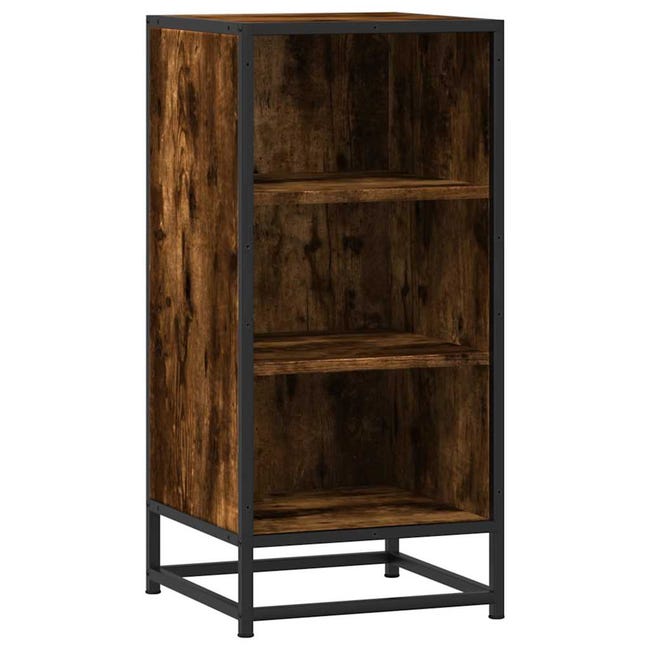 vidaXL Credenza con Cassetti Rovere Nero 100,5x35x76 cm Truciolato vidaXL Credenza con Cassetti Rovere Nero 100,5x35x76 cm Truciolato