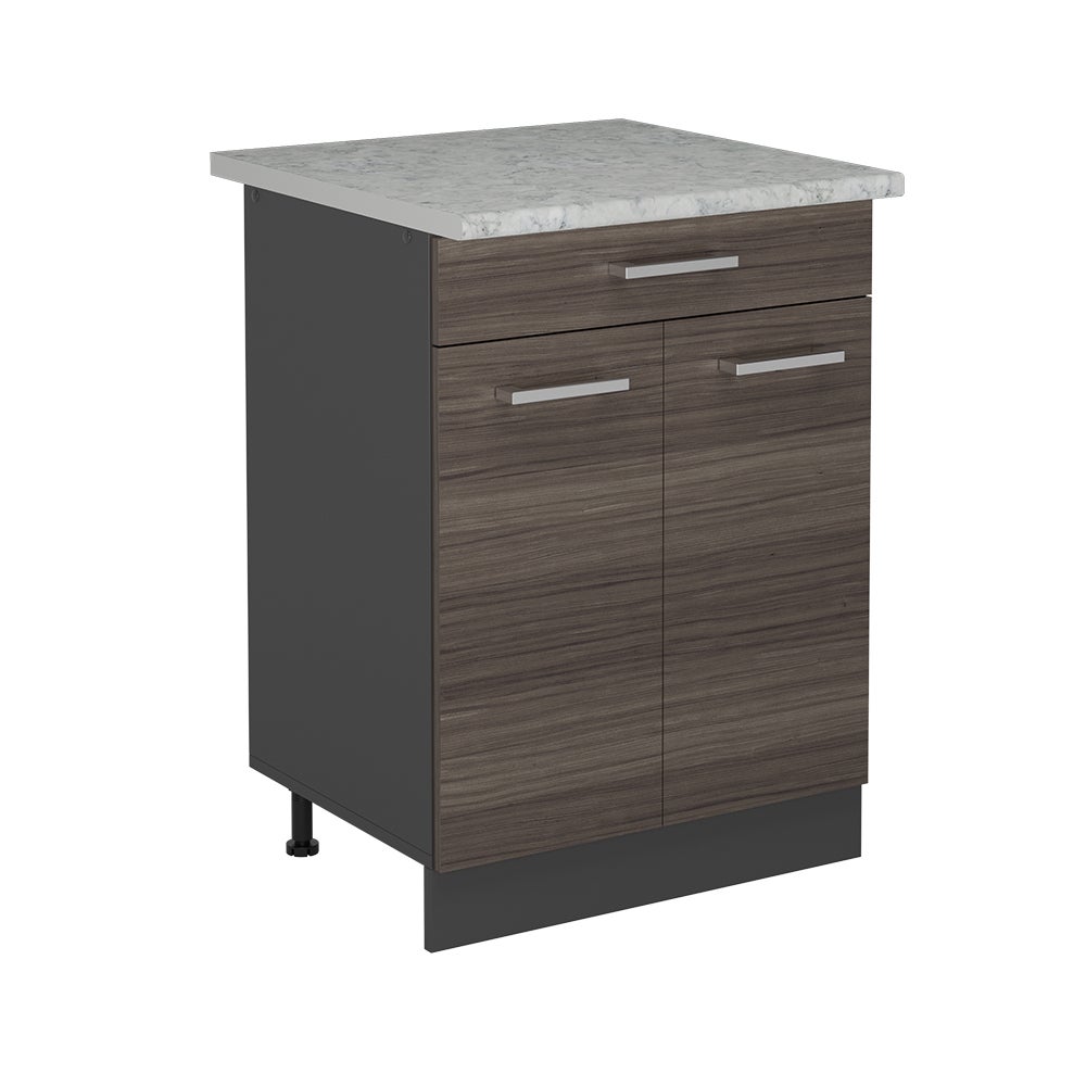 Vicco Szafka dolna do kuchni R-Line, Szlachetna szarość, 60 cm BR Marmur