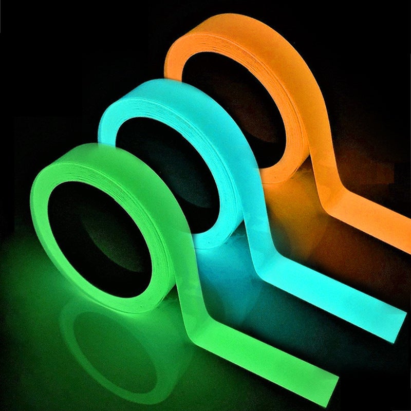3 sztuki samoprzylepnej taśmy fluorescencyjnej, fluorescencyjnej taśmy klejącej, fluorescencyjnej taśmy klejącej, fluorescencyjnego paska, świecącej t