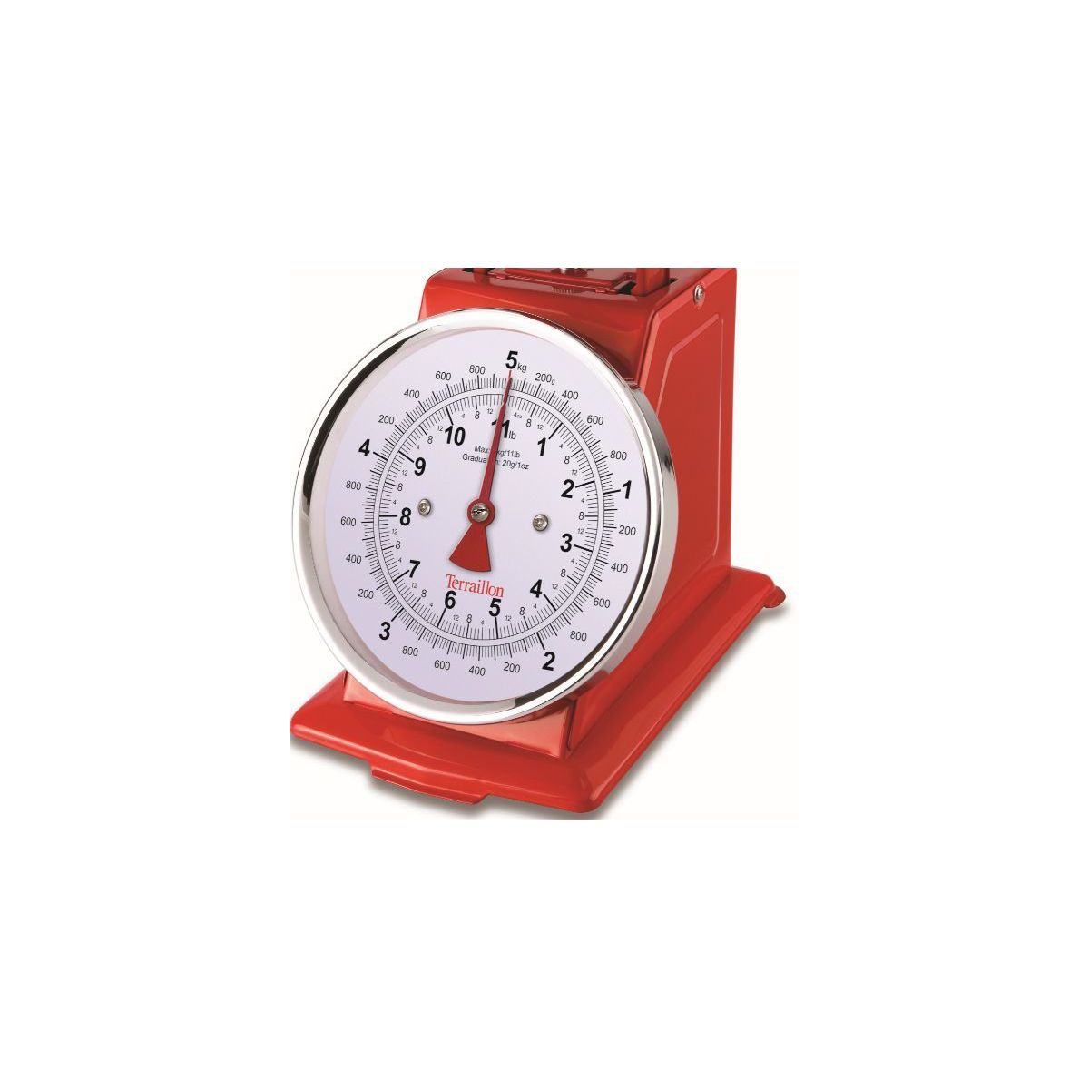 Balance de cuisine TERRAILLON TRADITION 500 rouge - 2