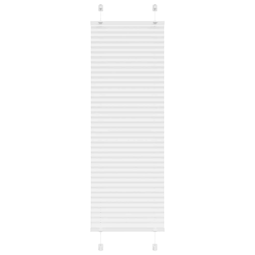 Roleta plisowana biała 40x100 cm Szerokość tkaniny 39,4cm vidaXL