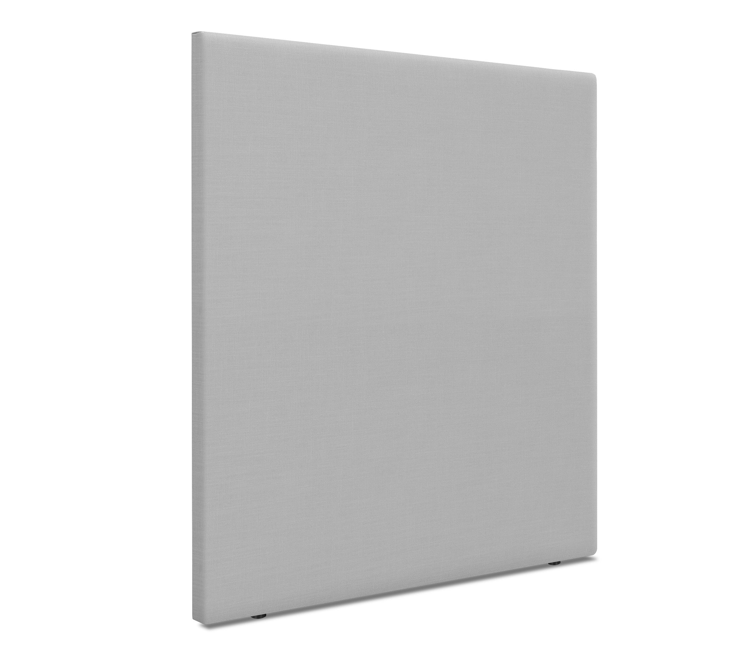Dhome cabecero de lino natural liso hasta el suelo 110x120cm camas 105 - gris claro