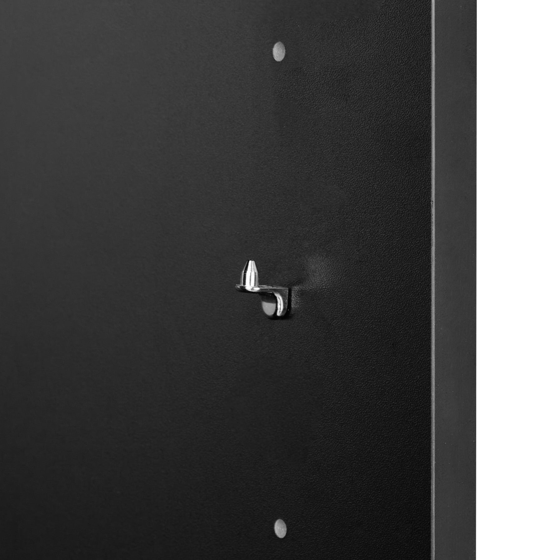 Estante de madeira com 5 compartimentos, pés de plástico, proteção anti-tombamento, 60x30x190 cm, preta, TECTAKE - 7