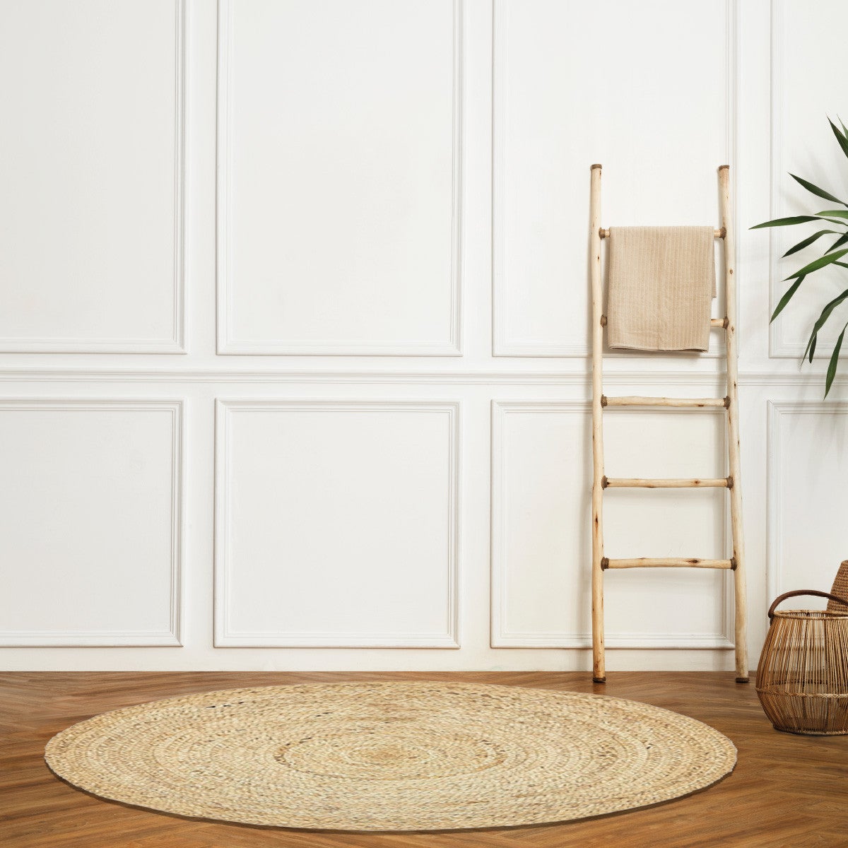 Tapis déco rond en jute 150x150cm - 2