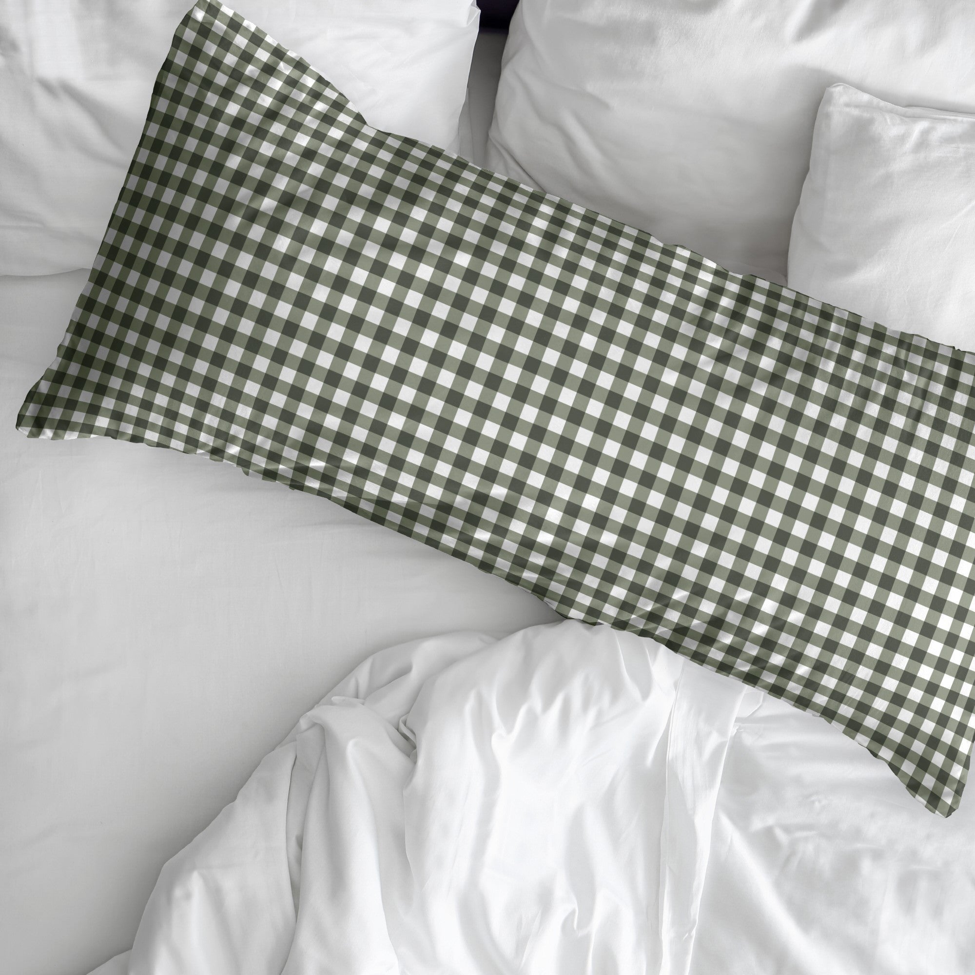 Taie d’oreiller 100% coton Xmas Vichy Vert - 65x65 cm - 5