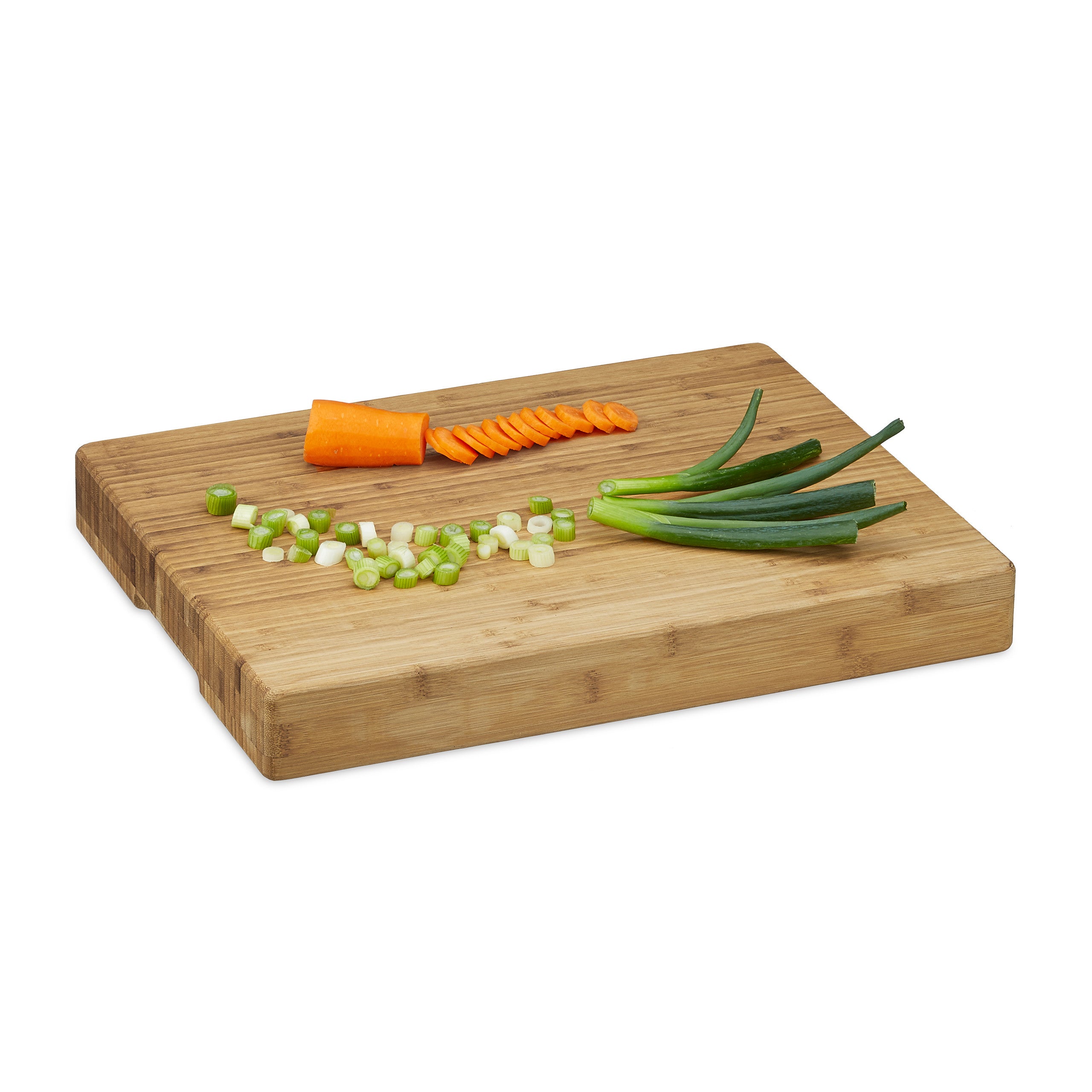 GRANA HOME CHOPPY Planche à Découper En Bambou - Avec Gouttière à Jus - 100% Naturelle, Antibactérienne - Robuste Et Durable - Idéale Viande, Légumes, Pain