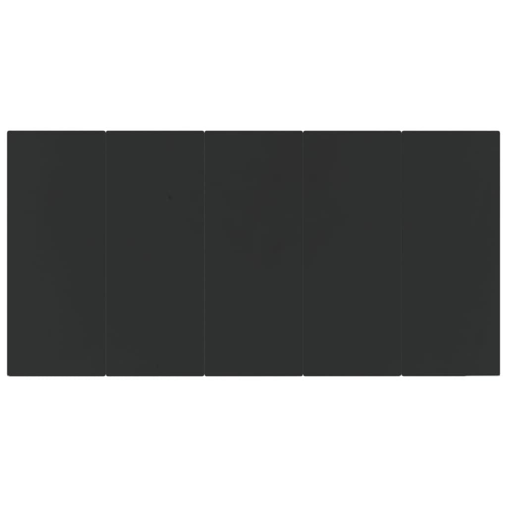 Maison Exclusive - Set da Pranzo da Giardino 7 pz Nero in Polyrattan - 8