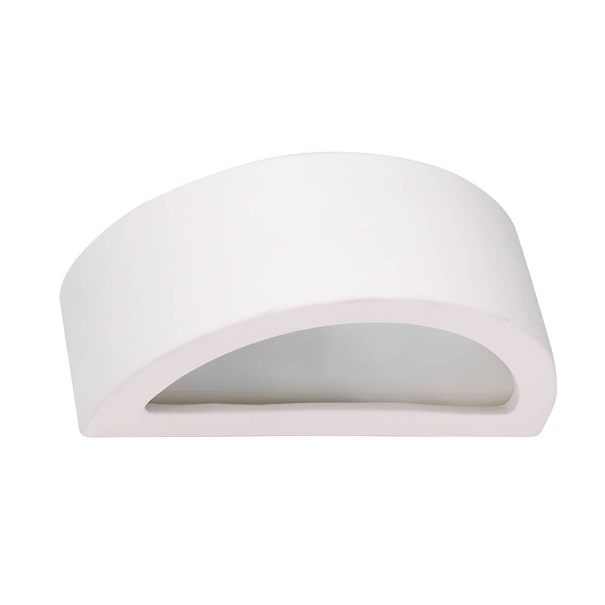 Kinkiet ścienny Atena 20 biały 1xE27x15W wym: 10 x 20 x 9 cm ceramika / gips IP20 Sollux Lighting