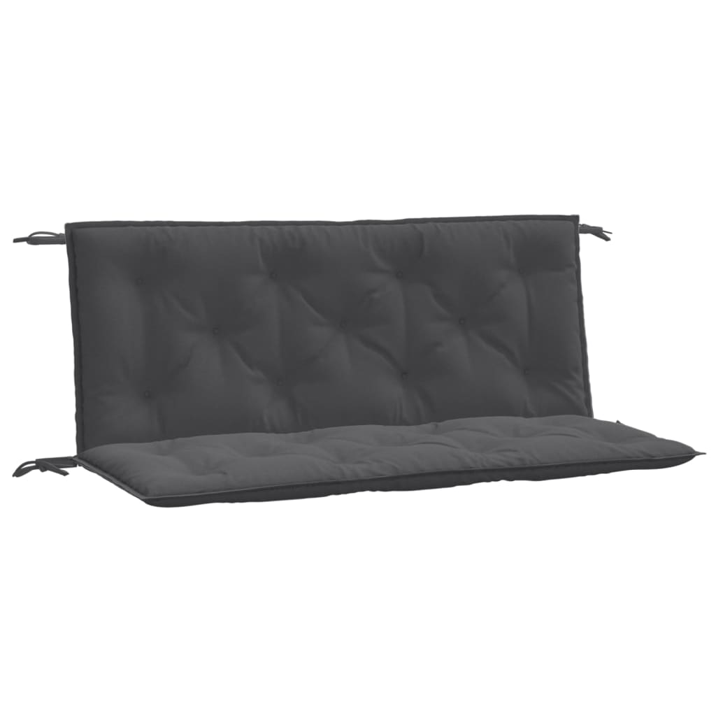 Maison Exclusive - Coussins de banc de jardin lot de 2 anthracite mélangé tissu - 2