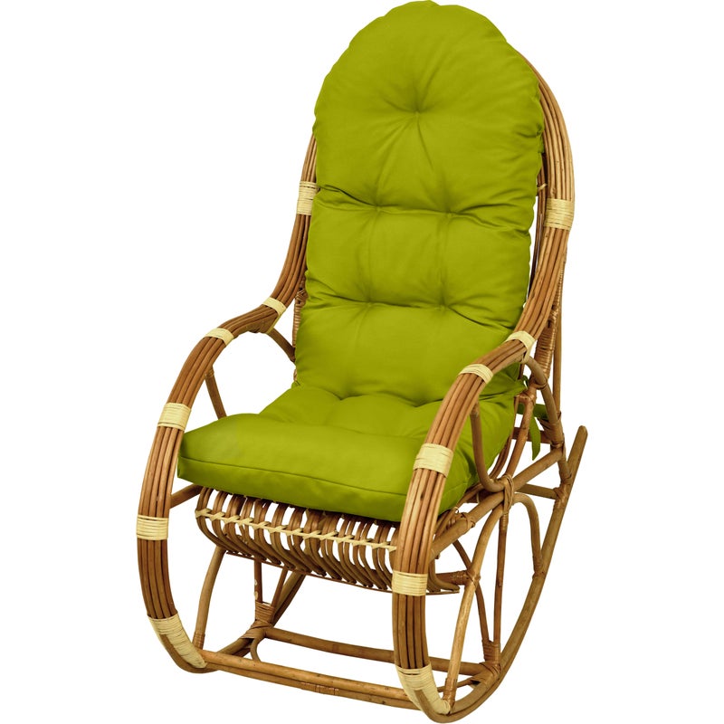 Poduszka na fotel bujany rattanowy AMPO jasny zielony 1 szt.