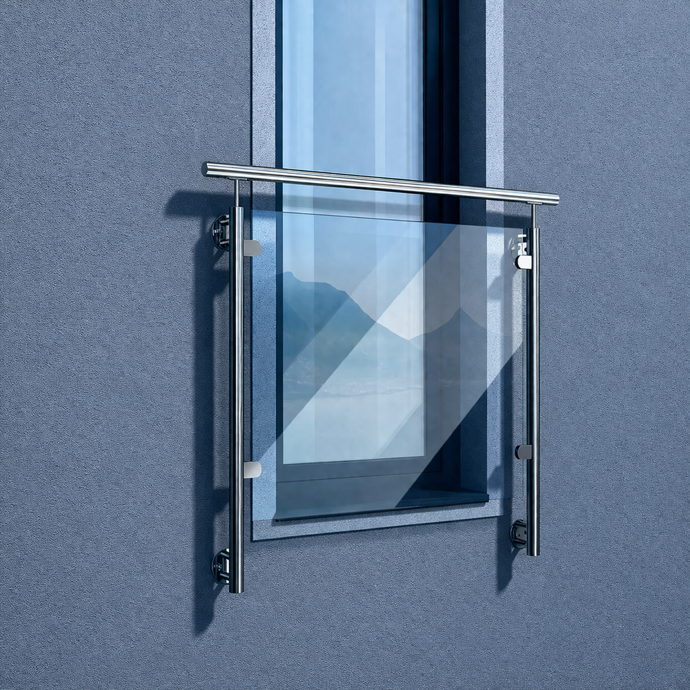 Barandilla exterior de seguridad ventana - nicea ii - ventana 1100 mm