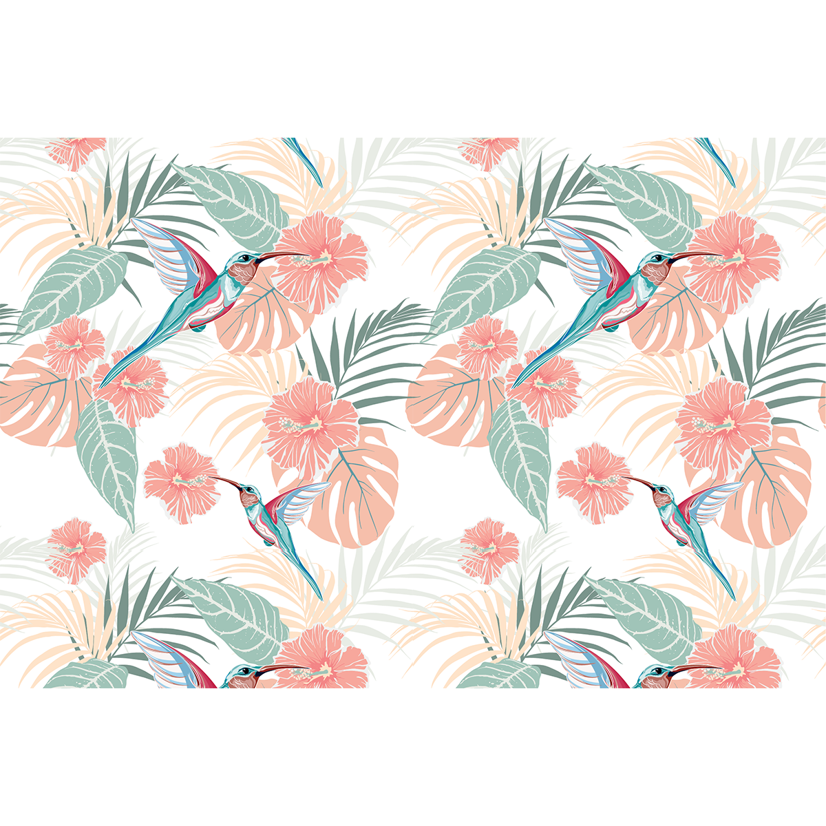 Adesivo mobili tropicale Faaa - Sticker adesivo - adesivi murali - 40x60cm - 2