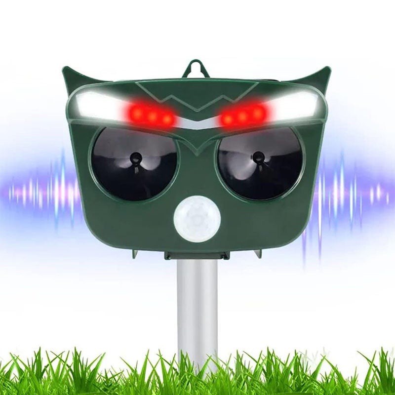 Repellente Per Gatti Esterno A Energia Solare – Ultrasuoni Con Sensore Di Movimento, 3 Modalità, Impermeabile IP66