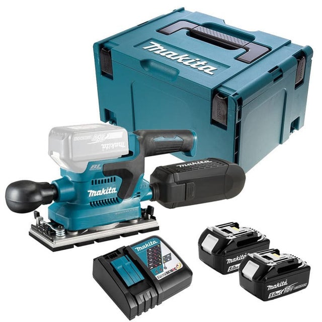 Ponceuse vibrante 18V LXT 93x185 mm (2x5,0 Ah) en MAKPAC - MAKITA DBO380RTJ