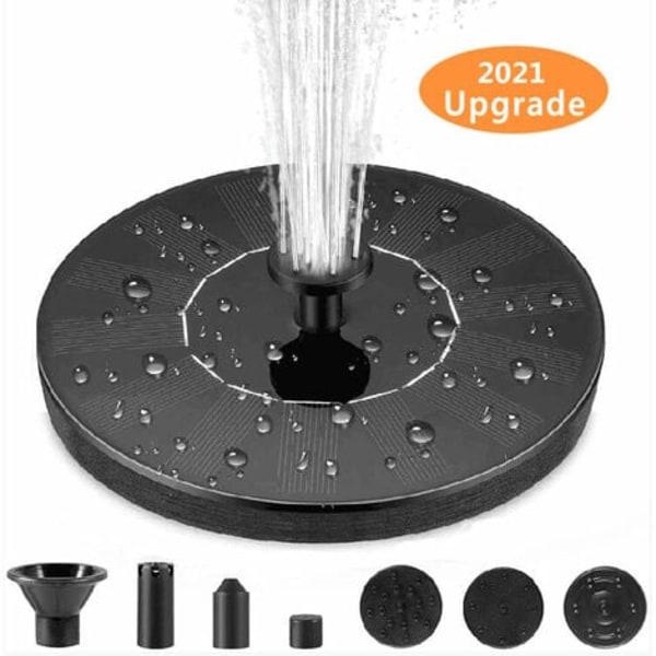 Pływająca fontanna solarna zewnętrzna 1 W, pompa solarna, dysze do oczka wodnego, poidełka dla ptaków, akwarium, fontanna ogrodowa