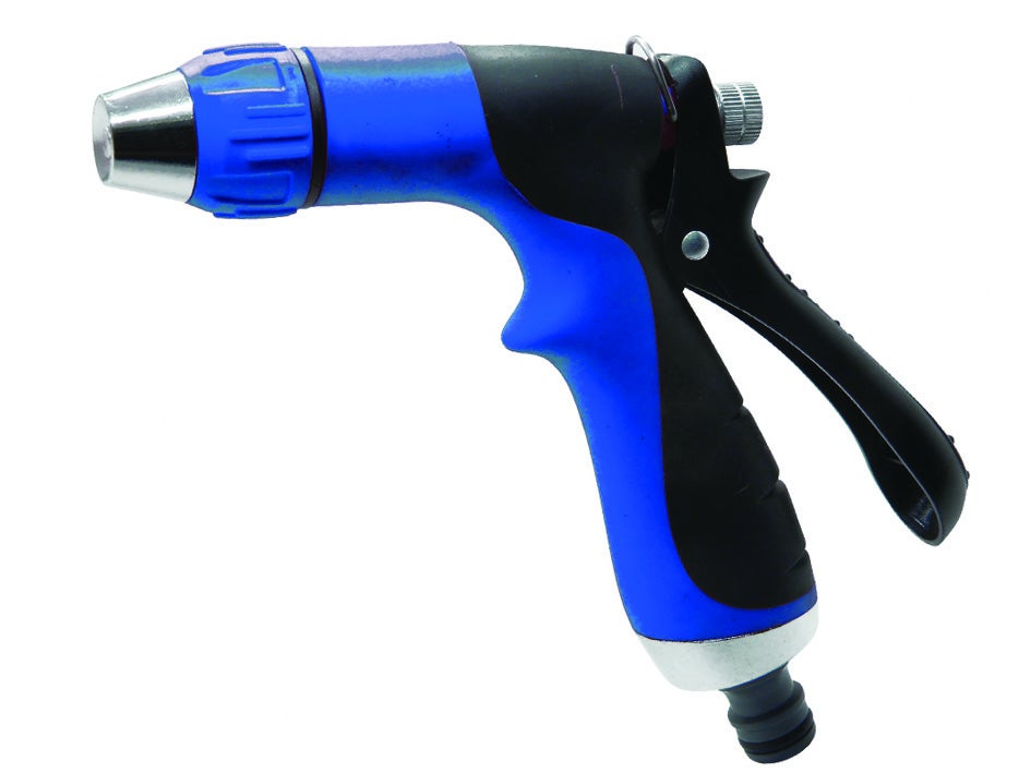 Lance à Pistolet En Laiton Chromé Avec Poignée Ergonomique - Compatible Quick-Click