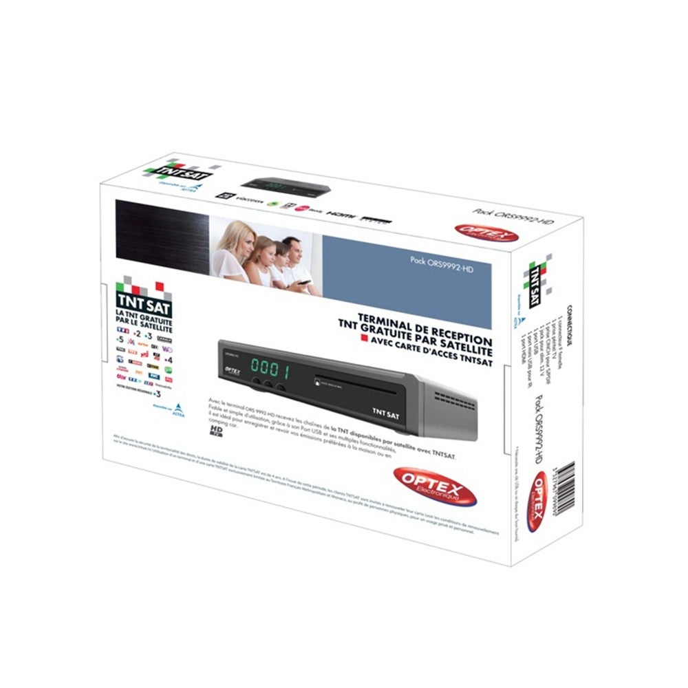 Récepteur Décodeur Satellite HD Terminal TNTSAT HD ORS9989-HD + Carte TNTSAT – chaînes satellite, TNTSAT, HD ASTRA 19,2°Est - 5