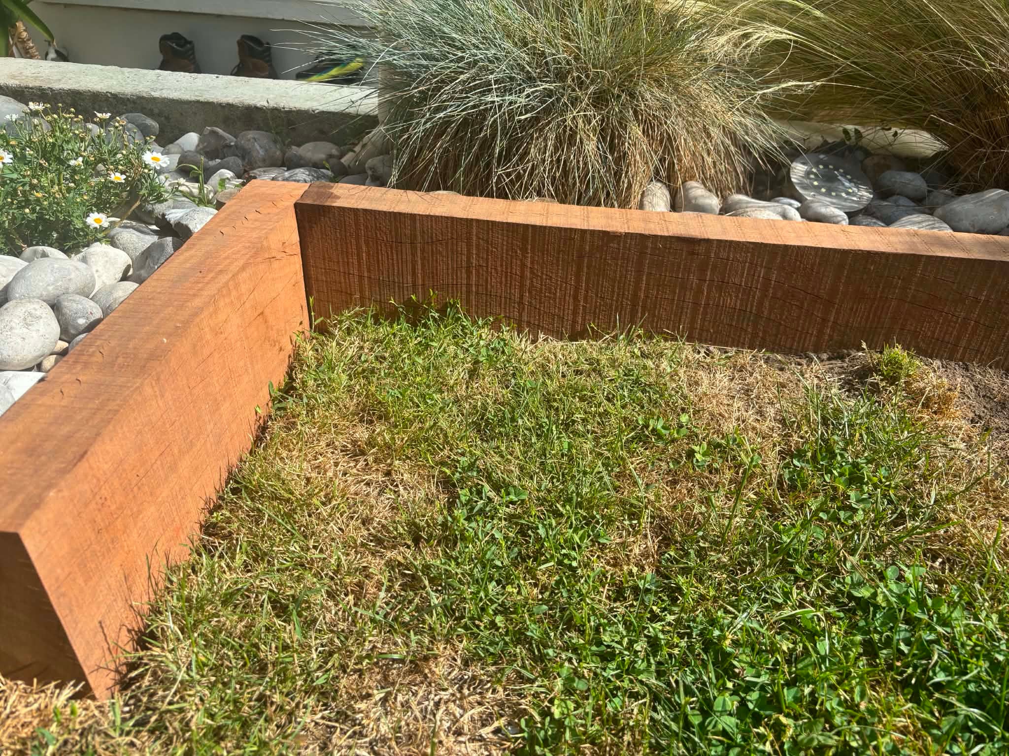 Traverse paysagère exotique Azobé 70x170mm / Longueur 2m - 3