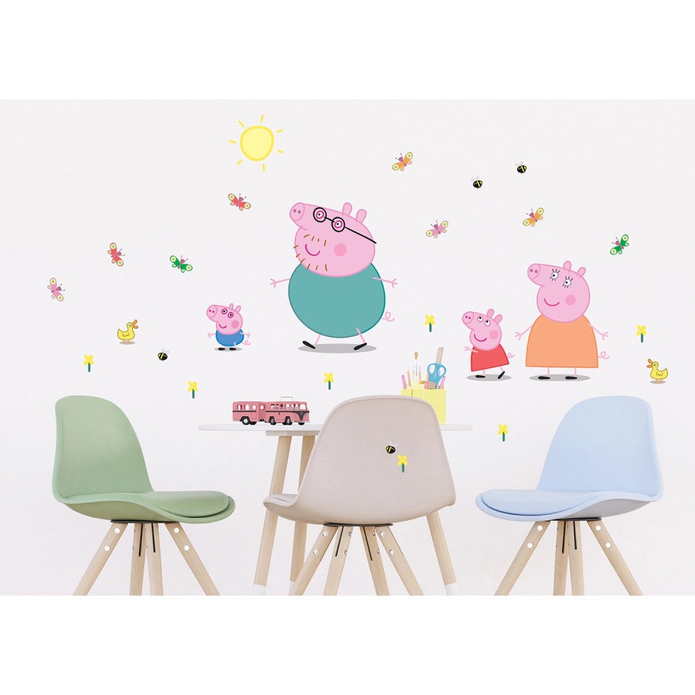 Stickers Vinil Decorativo Peppa Pig Familia | Meses sin interés
