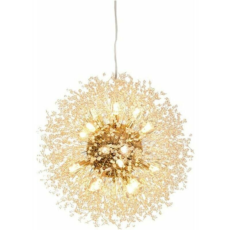 Plafonnier LED en forme de pissenlit, idéal pour les salons familiaux, 8 lumières - 3