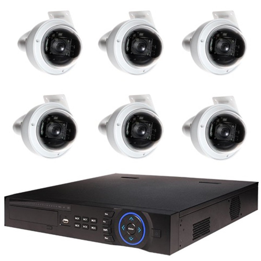 Kit Vidéosurveillance Dahua – Enregistreur + 3 Caméras Dôme Eyeball 2MP – Neuf (ouvert)