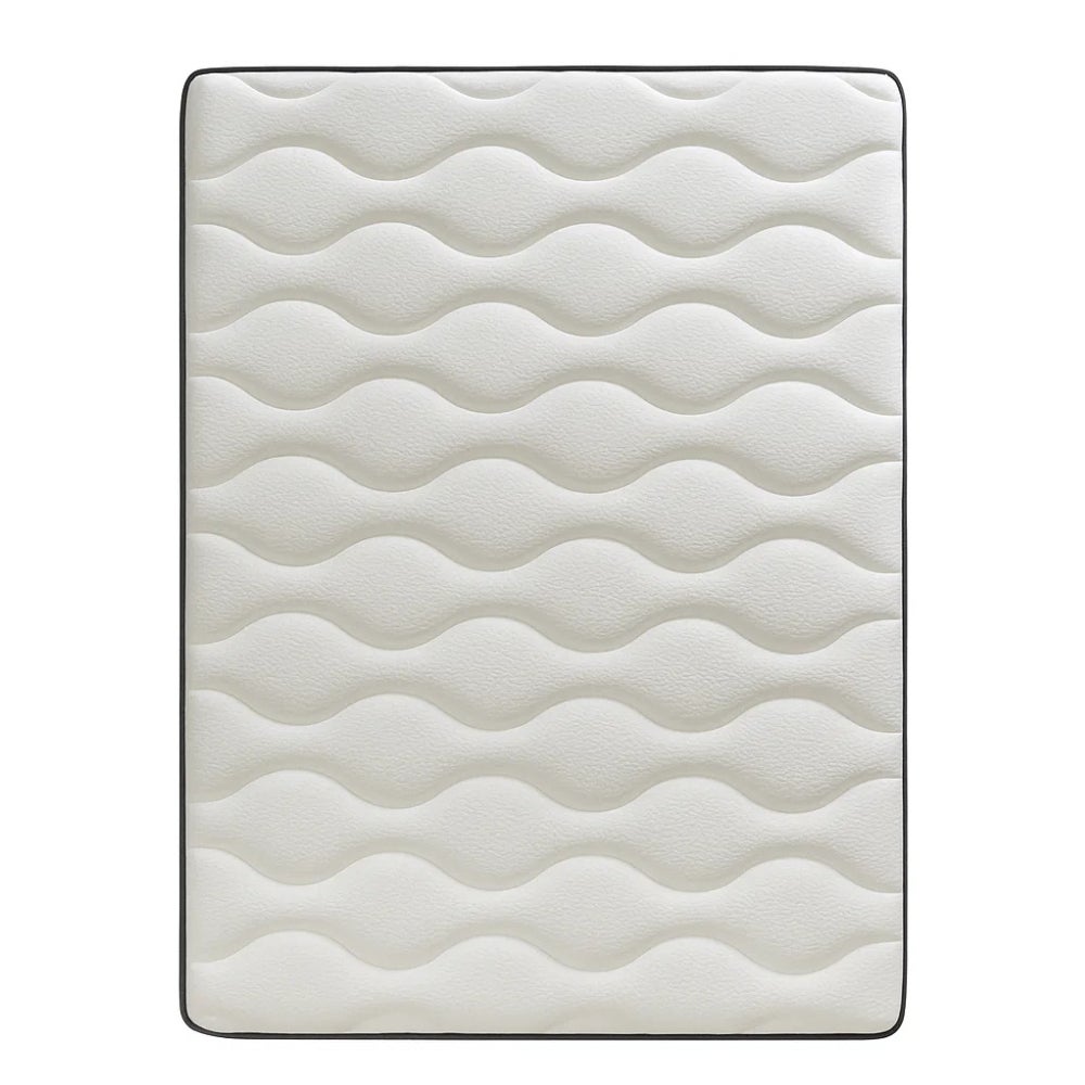 Matelas Mousse 150x190 - Ferme - Réversible - Côté Été/hiver - H25 Cm [+2 Oreillers] - 6