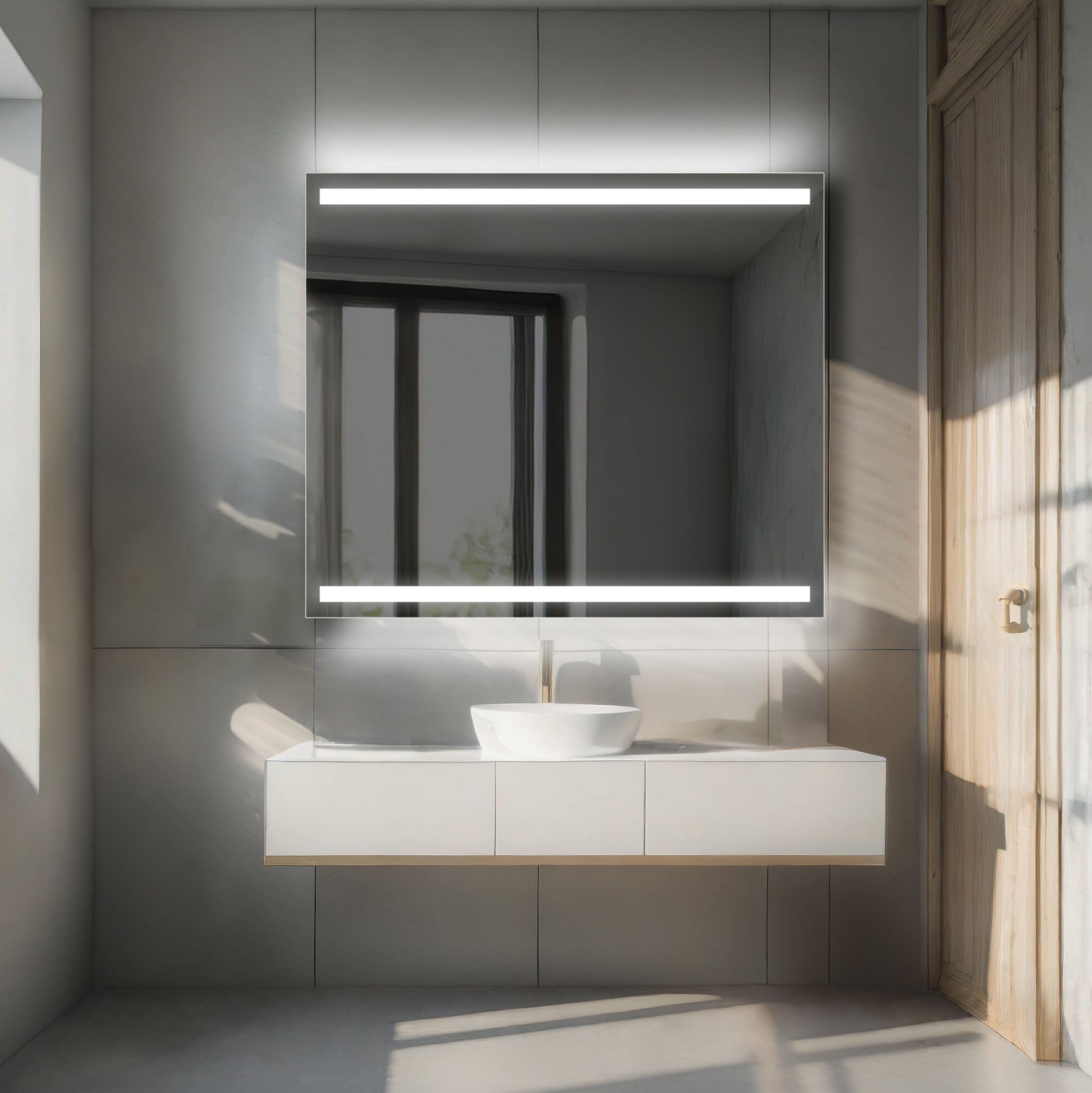 Miroir de Salle de Bain LED Lucy - 200x70cm - Blanc Froid 7000K - 4