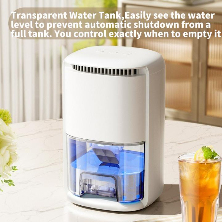 Deshumidificador portátil silencioso y potente para hogar, baño y oficina – control fácil y eficaz - 5