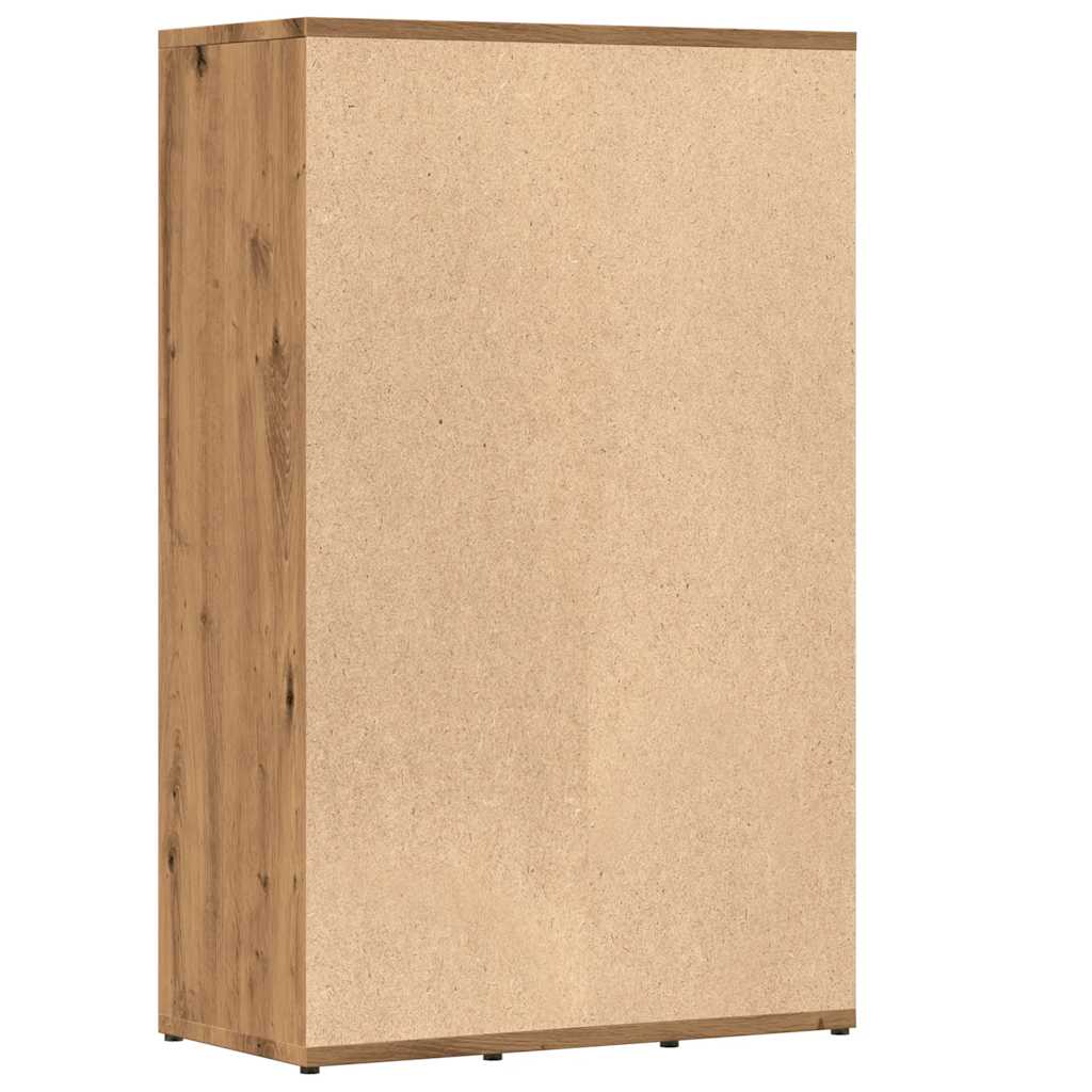 Bibliothèque | Armoire de livres | Meuble de Rangement chêne artisanal 45x25x80 cm bois d'ingénierie CFW719552 - 7