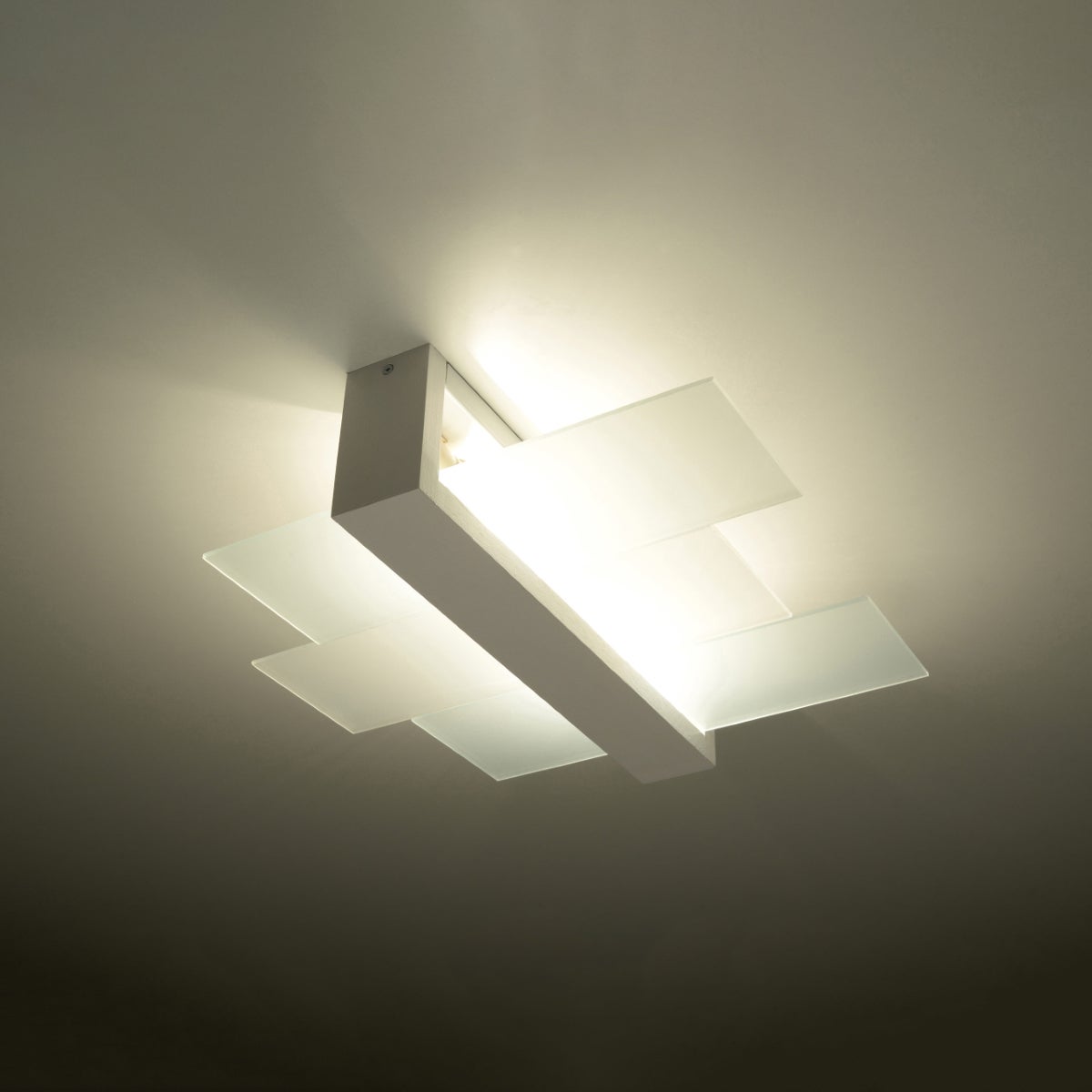 Plafon IGNIS 2 biały LED 3000K - 43x43x12cm Sollux