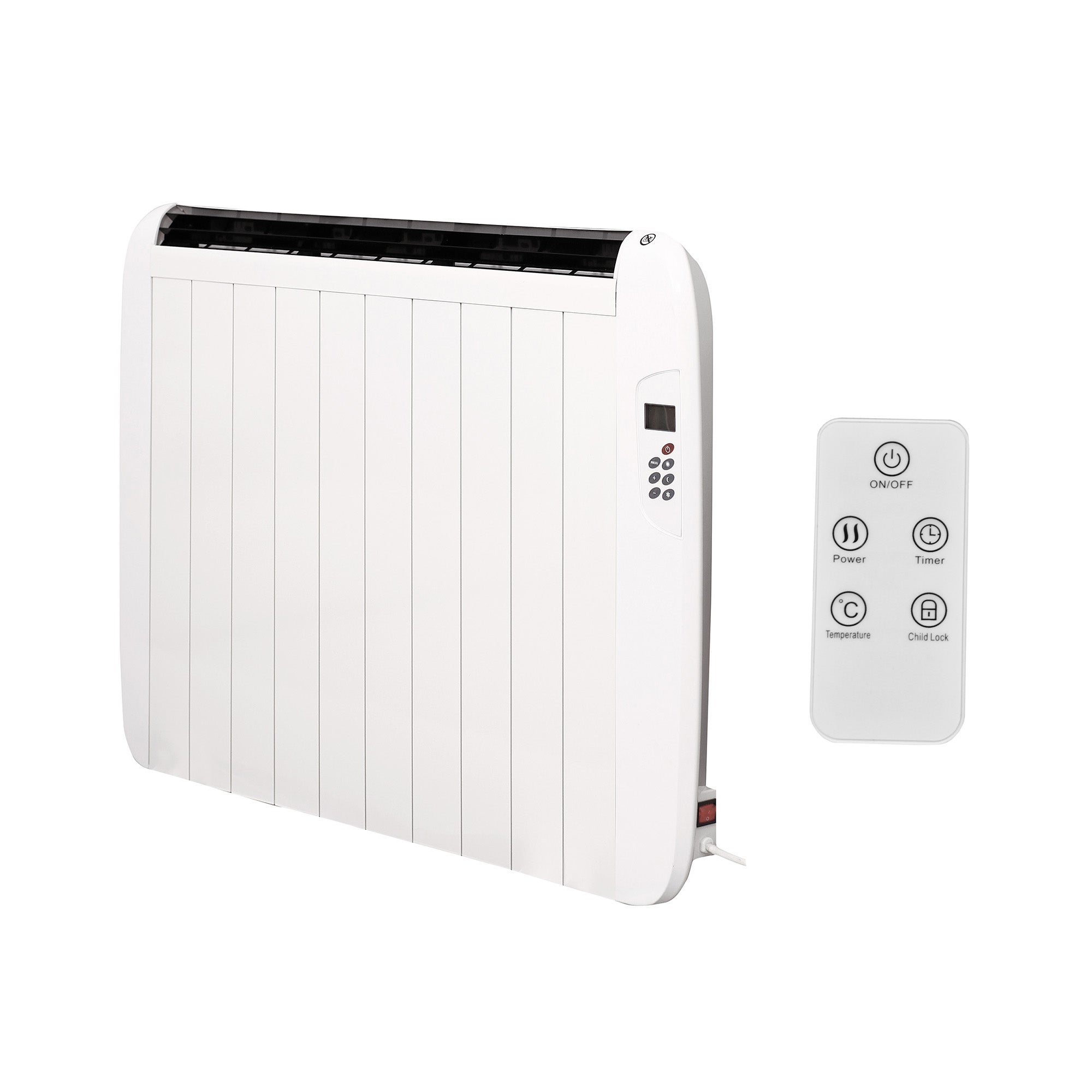 Radiateur Électrique Mural Sanos Sannover 1500W - Chauffage Programmable Design Moderne