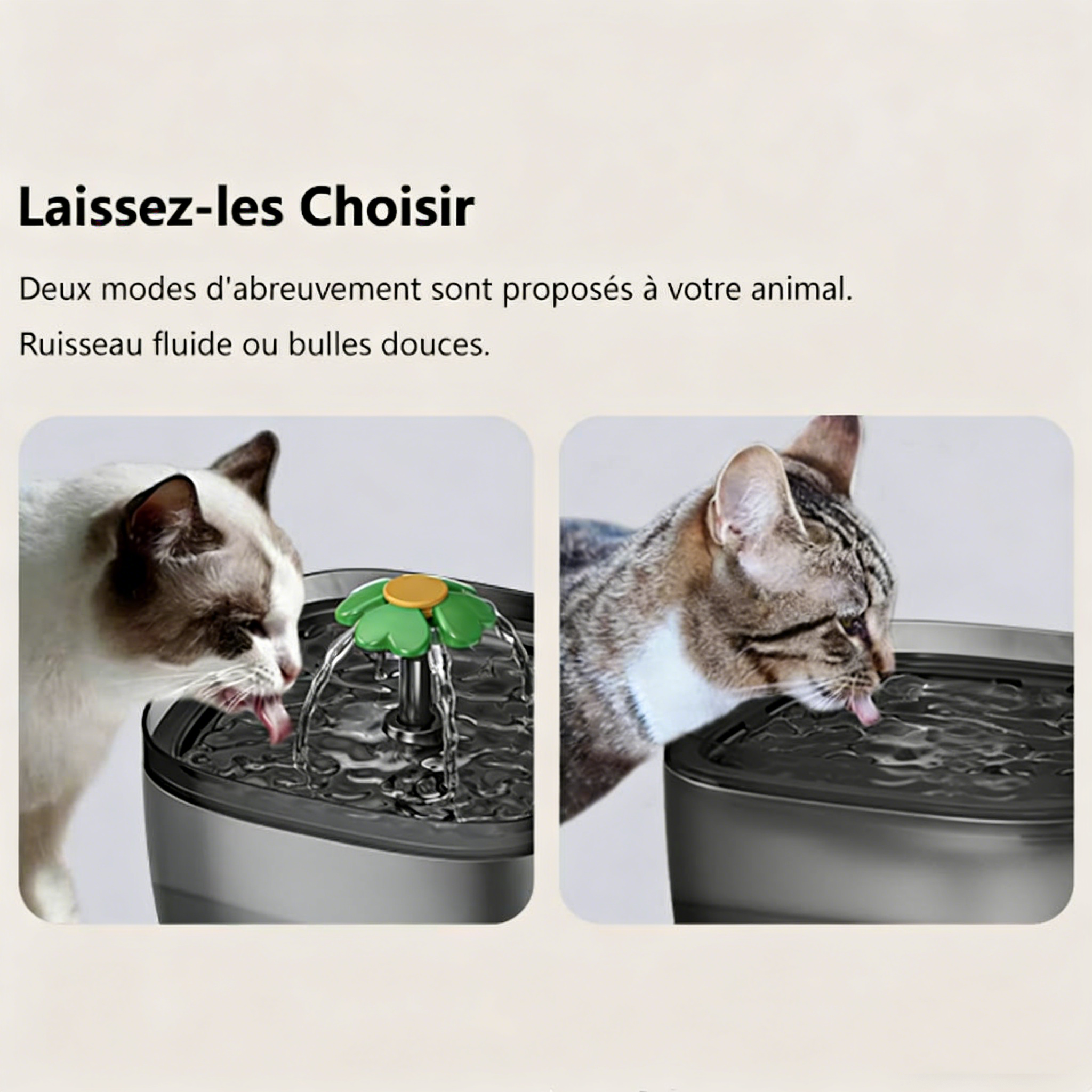 Distribuidor automático de tigela para animais de estimação 3L Dispensador de comida seca para gatos preto +fonte de água para animais de estimação 2L - 6
