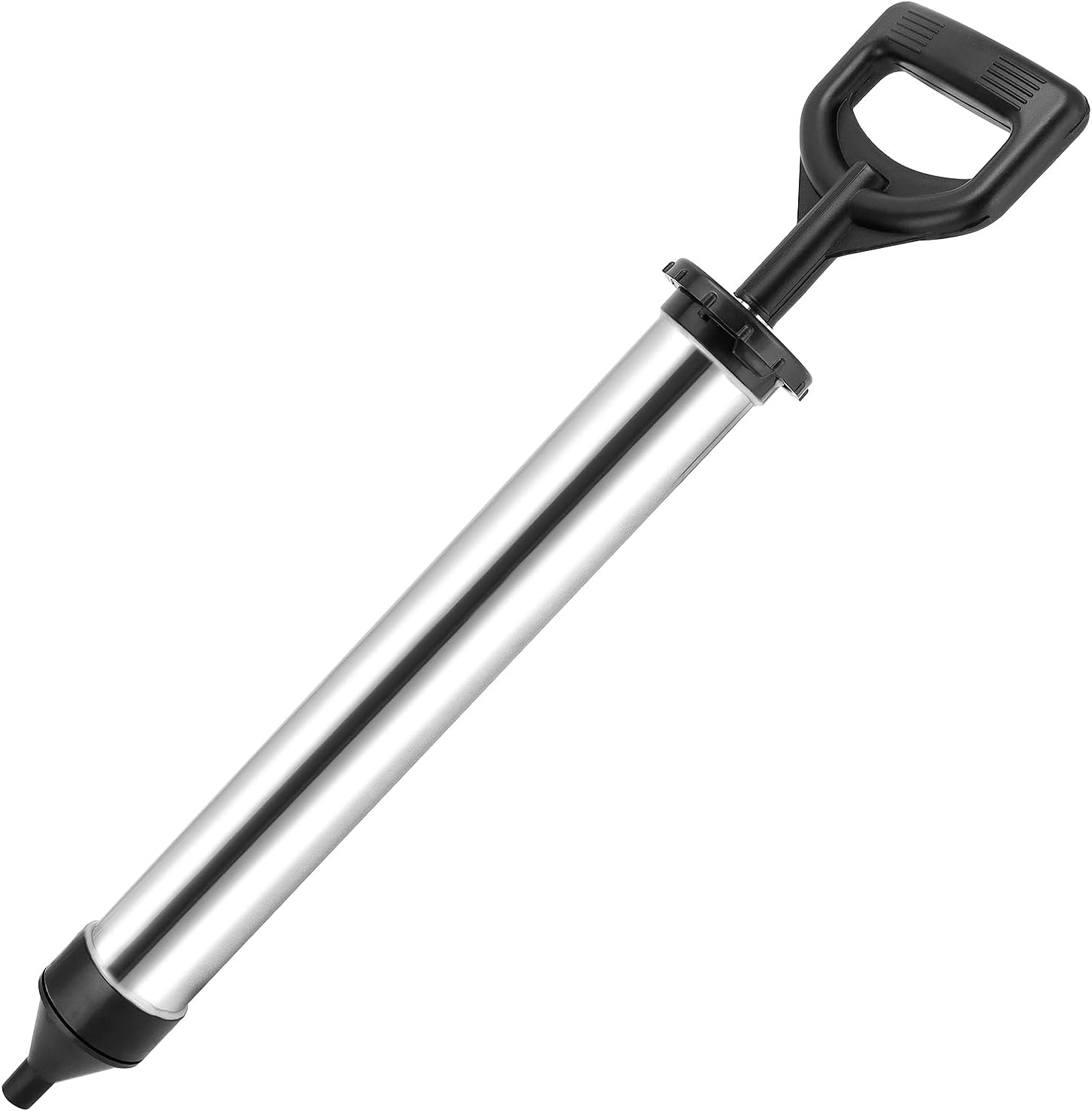 Pistolet à coulis pour mortier - Pompe à mortier en acier inoxydable, seringue à mortier - Manuel, avec 4 buses - 2